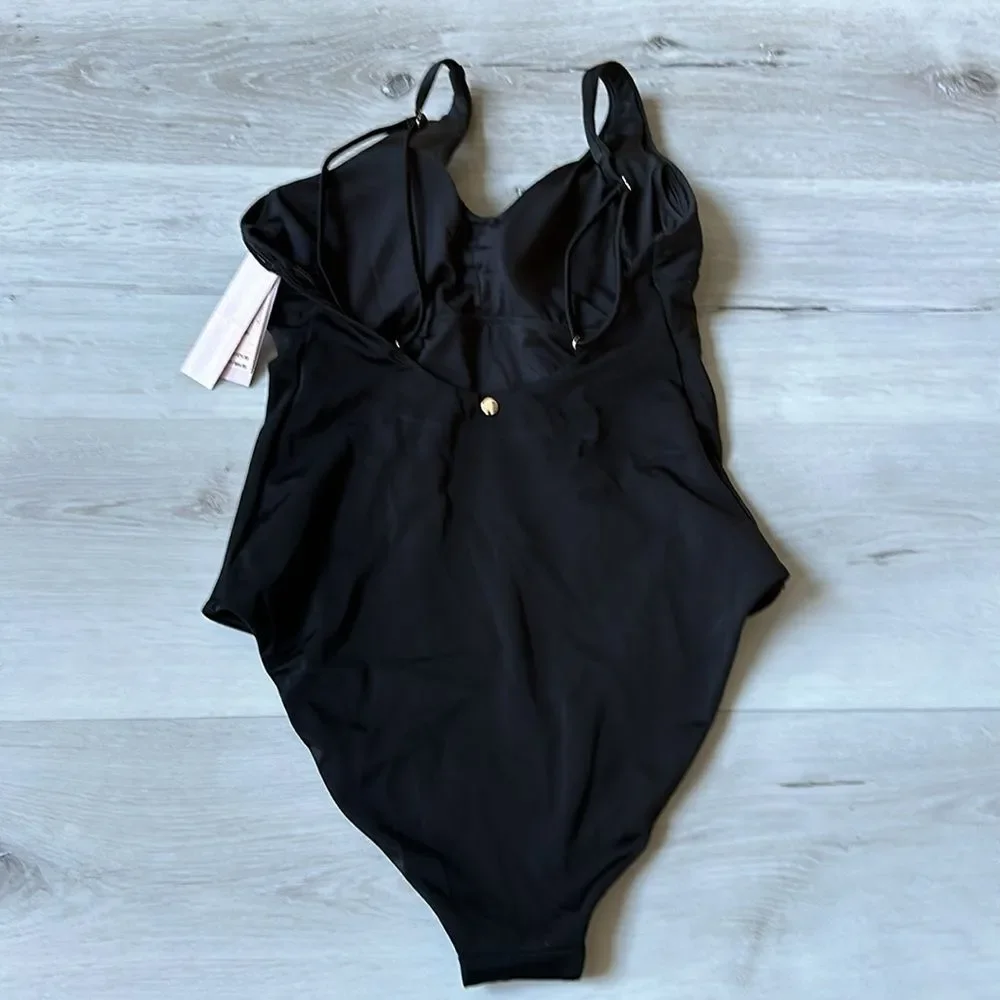 Victoria Secret One Piece Suit Black Small‎ Nwt